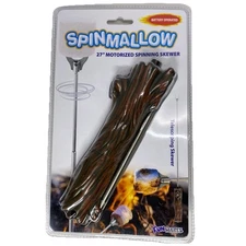 Spinmallow 27” Motorized Spinning BBQ Skewer Marshmallow Roasting Fork S’mores