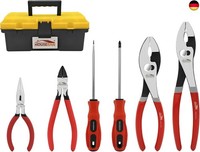 4-Teiliges Zangen-Set Aus Kohlenstoffstahl - Spitzzange 12,7 Cm,