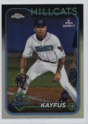 2024 Topps Pro Debut Chrome Refractor 24/99 CJ Kayfus #PDC-15 11fv
