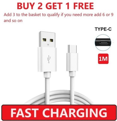 USB A To Type C Fast Charging Cable for Apple iPhone Samsung Google iPad Pro Air