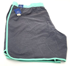 Men's George at the Knee 9" Inseam Green Grey Swim Trunks Size 3XL 48-50