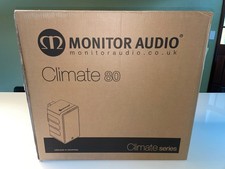 New Pair of Monitor Audio Climate 80 Outdoor Speakers White MSRP 1,079/pr