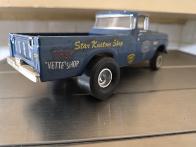 AMT 1960 FORD F100 Gasser Built Model Blown V8 Original Drag 3n1 Kit OG Patina 
