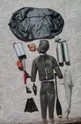 Vintage GI Joe Action Sailor Frogman Scuba Suit snd Gear Set