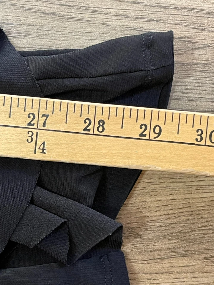 Vestido American Living, Para Mujer Talla 8, Negro, Broche en la Cintura, Manga Larga Foto 4 de 4