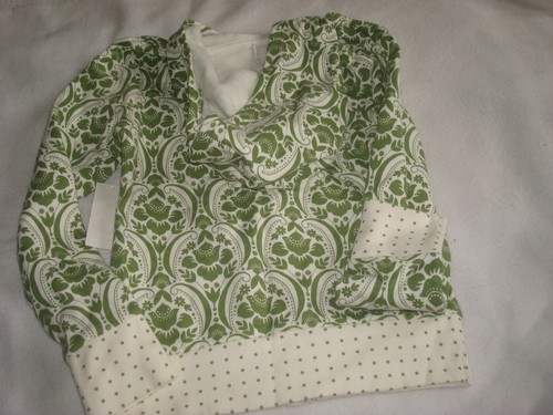 Sudadera con capucha verde floral para niñas talla 8 nueva con etiquetas - Imagen 2 de 2