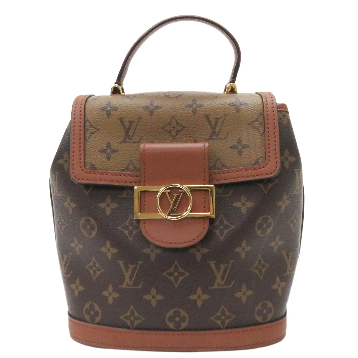 LOUIS VUITTON Dauphine Backpack PM Monogram Reverse Canvas M45142 ... s l1200