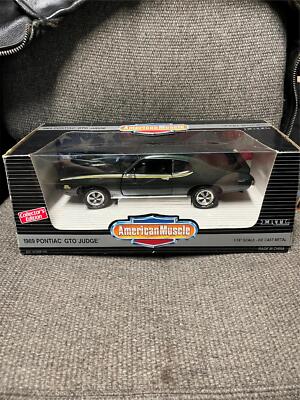 vtg 1994 ERTL American muscle 1969 Pontiac GTO Judge green diecast