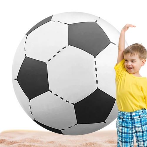 1pc Large Inflatable Soccer Ball Waterproof For Outdoor Sports High Resilience
