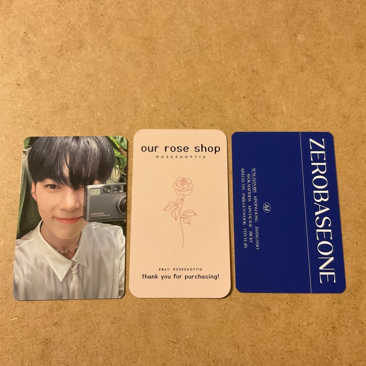 ZB1 Zerobaseone Zerose Seoul Fancon 2023 Trading Card ZB1 Zerobaseone Zerose Seoul Fancon 2023 Trading Card
