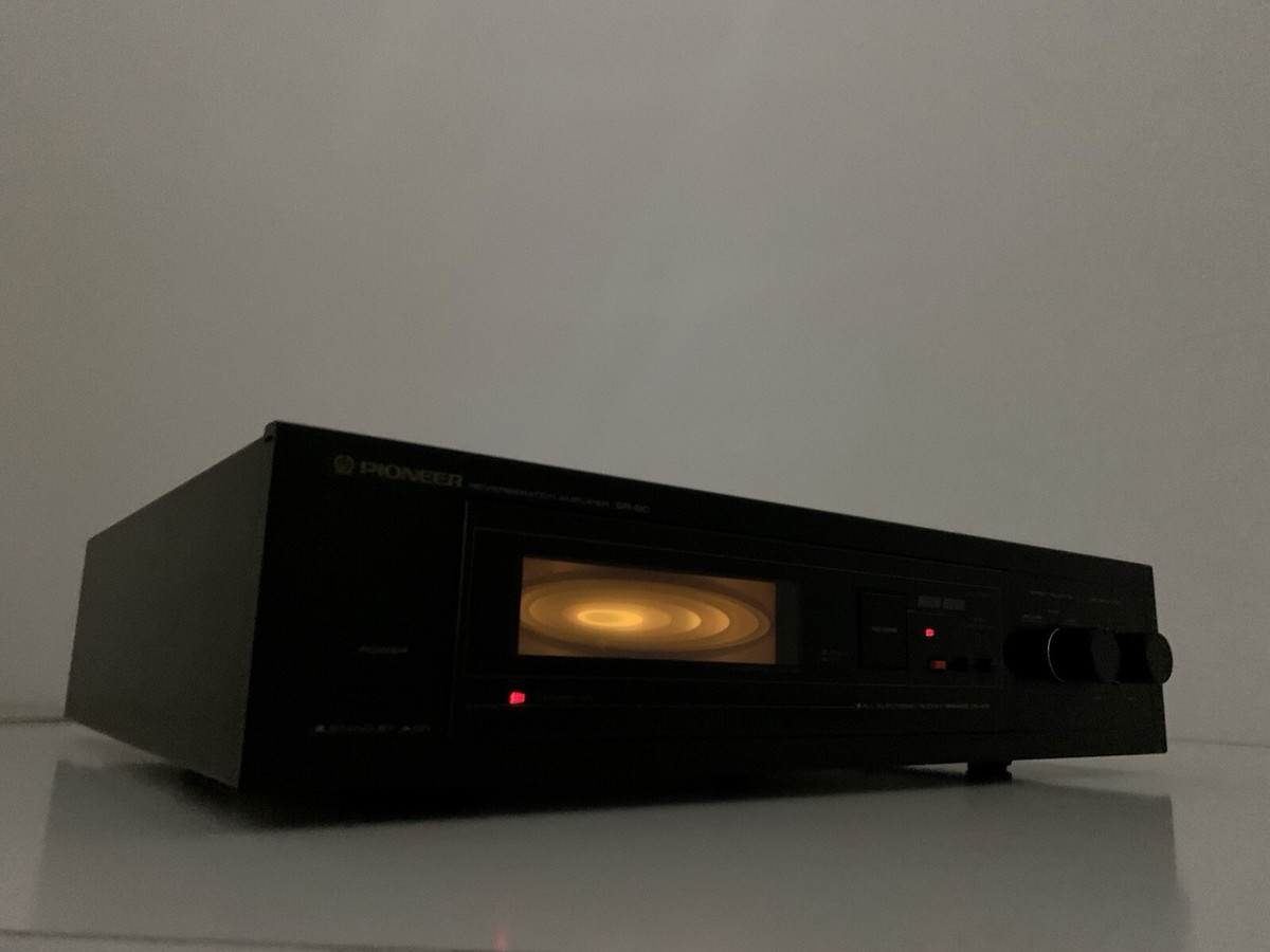Pioneer Stereo Reverb Amplifier SR-60 Vintage 1984 Work