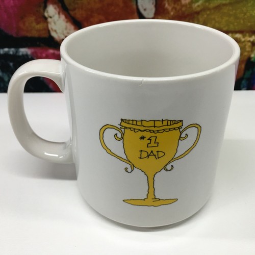 MY POPS IS TOPS! #1 DAD Trophy Russ Coffee Mug Cup Father's Day Old Man Parent - Picture 11 of 12