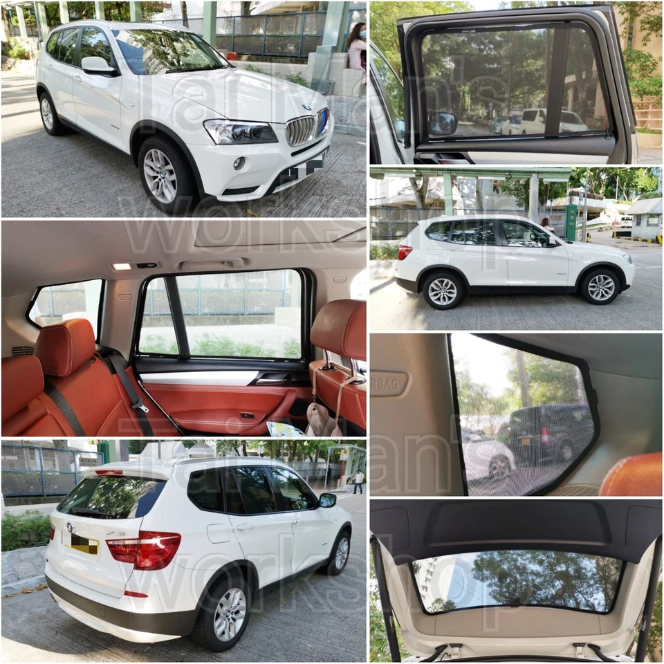 Магнитный солнцезащитный козырек для BMW X3 IX3 набор из 7 шт. - Изображение 2 из 4