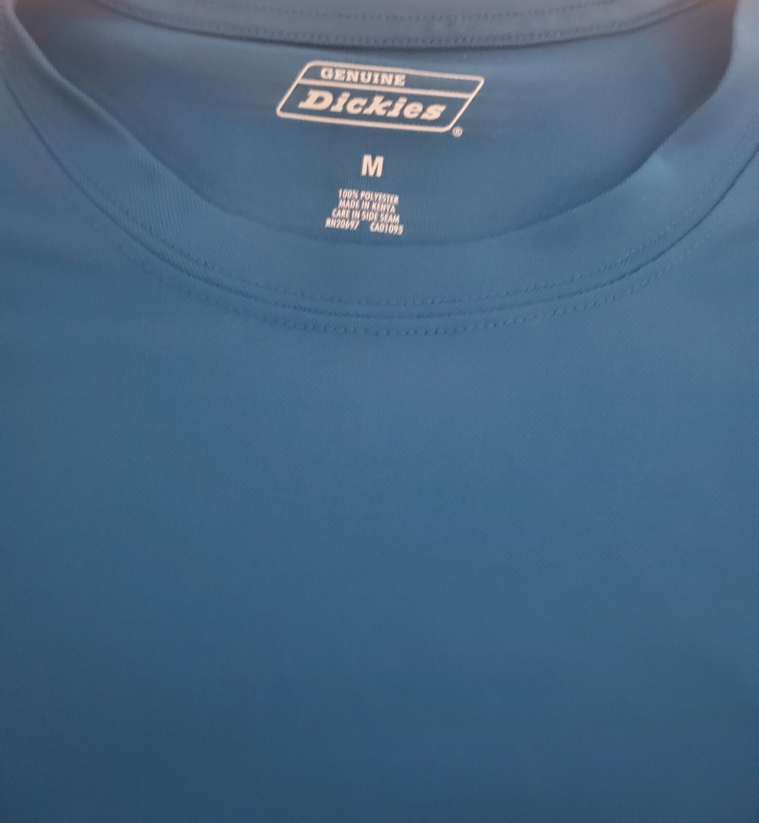 genuine dickies 100 polyester pocket tee