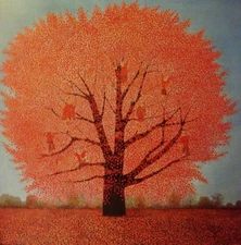 CARROLL CLOAR : The Girl Tree : Archival Canvas Art