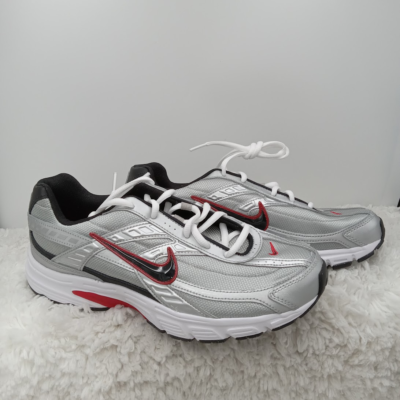 NIke Shoes Mens US 10 Metallic Silver Initiator Running Athletic Sneakers 394055 Nike Initiator Shoes Running Lace Up 394055-001 Silver Gray  main image 2