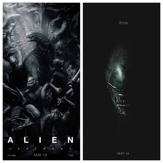 ALIEN: COVENANT (Set Of 2) Authentic Advanced Rolled 27x40 D/S Movie Posters