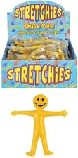 Mini Stretchy Smiley Men Party Bag Loot Stocking Fillers Stretch Smile Man Jokes