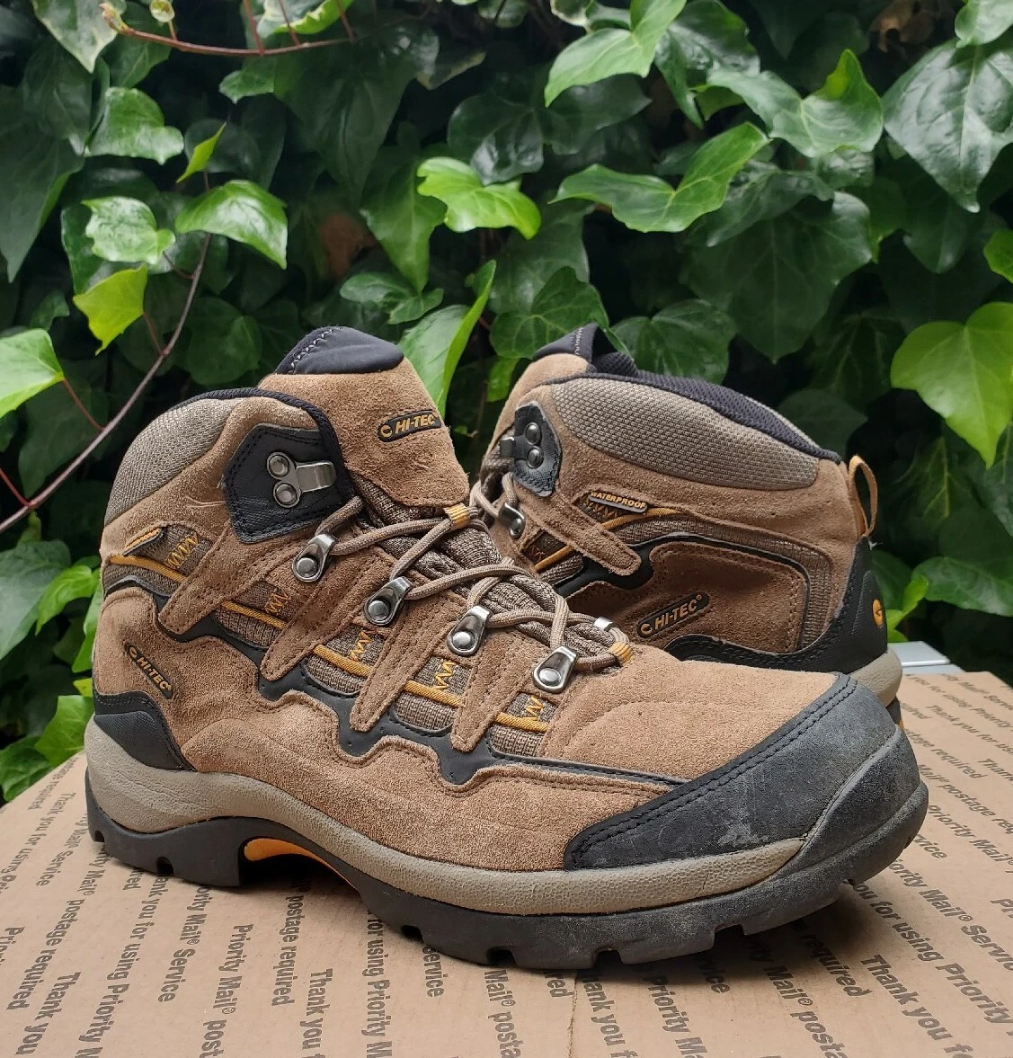 HI TECH Waterproof Hiking Boots Menu0026#039;s Size 13 Trail Shoes | eBay