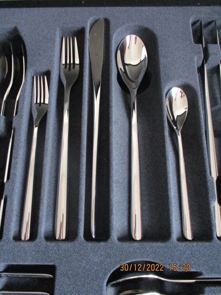 WMF TAIKA BESTECK 30-TEILIG CROMARGAN EDELSTAHL MENÜMESSER MIT SÄGESCHLIFF - Bild 3 von 4