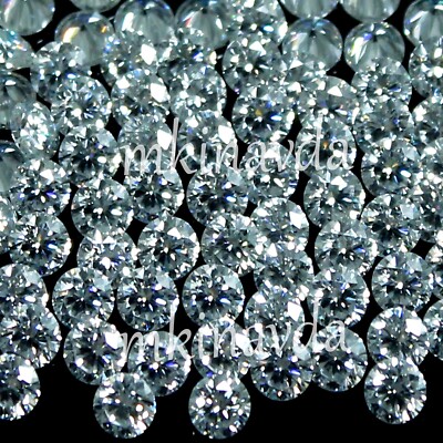 Lot De 500 Diamants Naturels Ronds VVS1 D 1.40 Mm - 4.50 Ct Total - Qualité Joaillerie