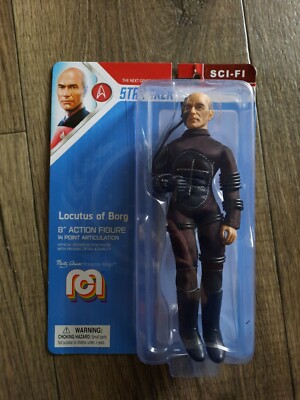 New Locutus Of Borg 8'' Action Figure Star Trek Next Generation Marty Abrams Mego