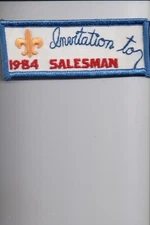 1984 Rainbow Council Invitation To Salesman patch