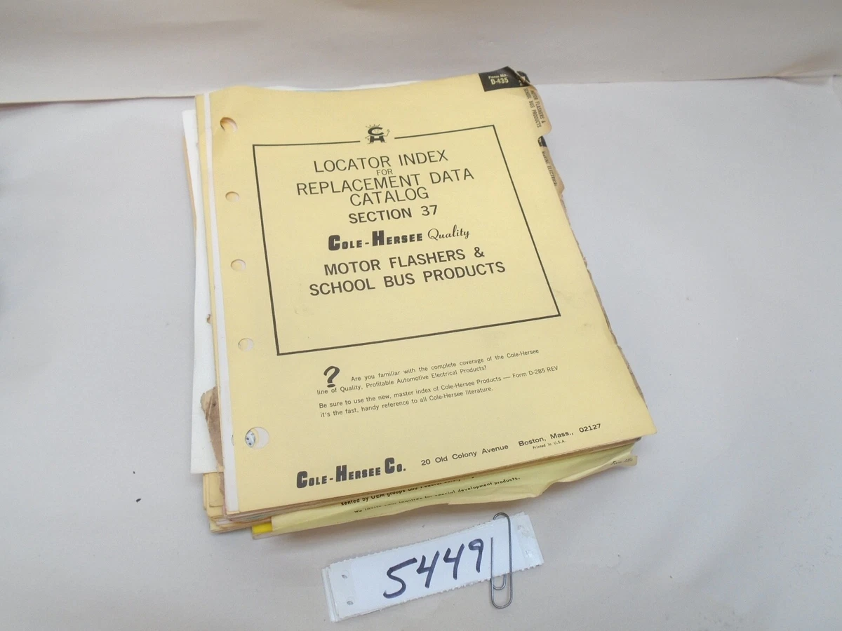 Cole Hersee Catalog Catalog Library