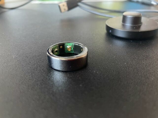 oura ring size 8 stealth black eBay