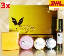 3x Mache're Gold Whitening Cream Set Total Perfect Bright Smooth Face Skin Care