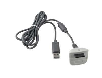 USB Ladekabel für Microsoft Xbox 360 Controller - 1,5 Meter - Grau