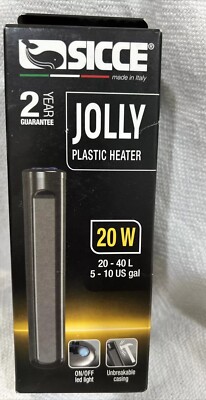SICCE Jolly Plastic   Heater 20W 5-10 US  gal