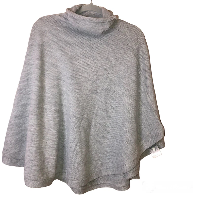 lole inverness poncho shawl heather sweater