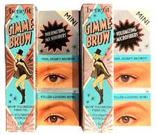 Benefit Gimme Brow Eye Brow Volumizing Fiber Gel Color #1 Mini Size 1.5g x 2