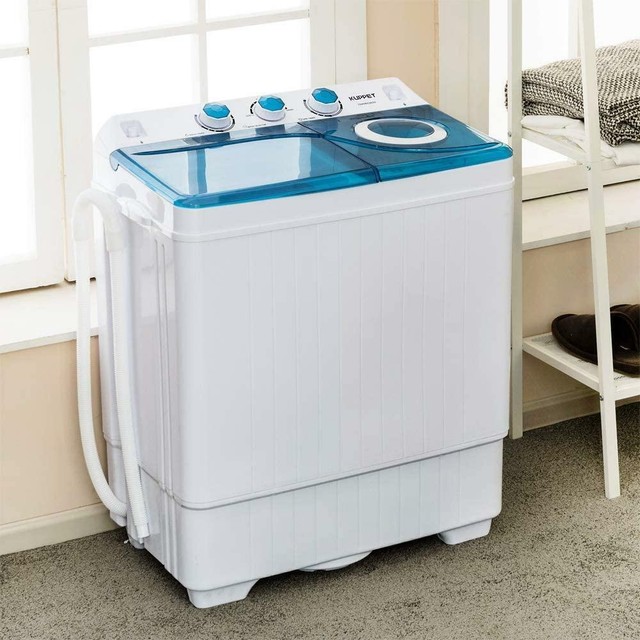 kuppet compact twin tub portable mini washing machine