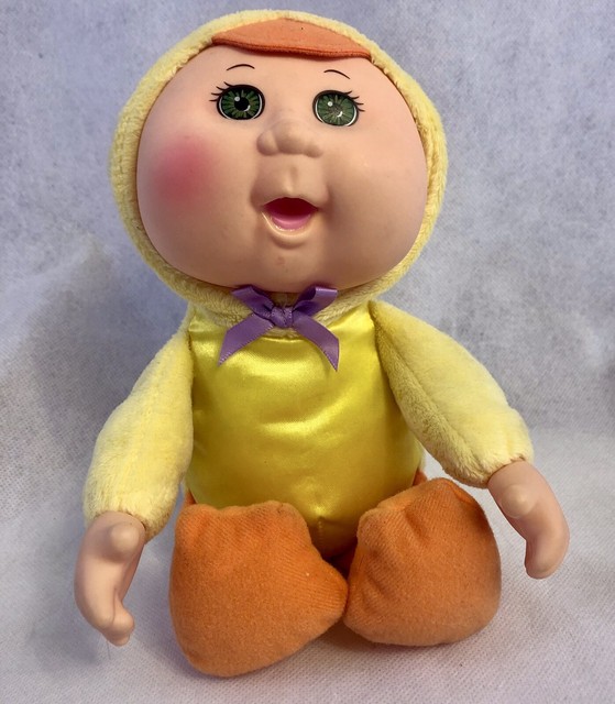 Cabbage Patch Kids 10" Plush in Yellow Duck Outfit Stuffed Animal Toy Doll eBay