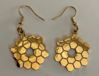 James Webb Space Telescope 18K Gold-Plated JWST Earrings