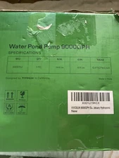 VIVOSUN 9000 GPH Submersible Water Pump, 620W Pond Pump,26.5FT. Lift Height