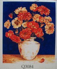 Paint by Number For Adults  DIY  "Floral Vase"  25cm x 15cm  NIB