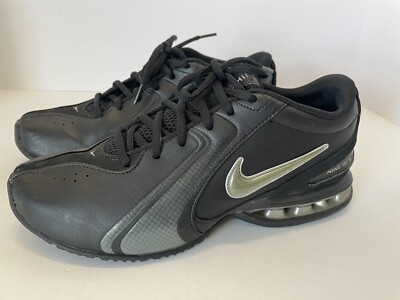 Nike Men’s Reax TR 333765-001 Black Running Shoes Lace Up Low Top Size 