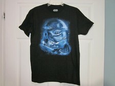 STAR WARS ORIGINAL TRILOGY INSPIRED BLACK SHORT SLEEVE T SHIRT, MENS LARGE, 486