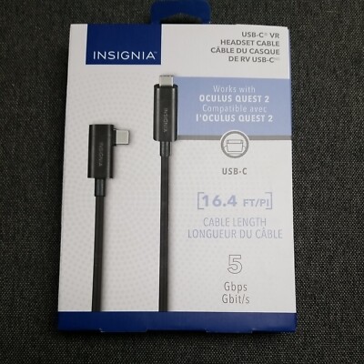 Insignia 5m (16.4 ft.) USB Type-C Cable for Oculus Quest VR Headsets NS-VR5MCC-C