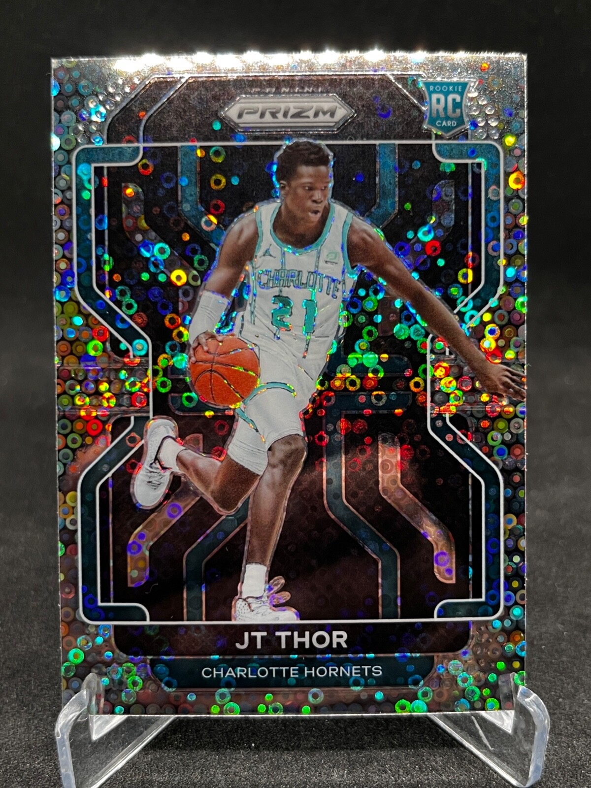 2021-22 Panini Prizm Prizms Fast Break #272 JT Thor RC