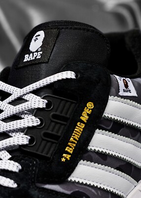BAPE x Undefeated x adidas ZX 8000 Core Black/Footwear White BAPE x Undefeated x adidas ZX 8000 Core Black/Footwear White
