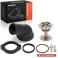 A-Premium Engine Coolant Thermostat Housing Assembly for Chevy Corvette LS1 LS2