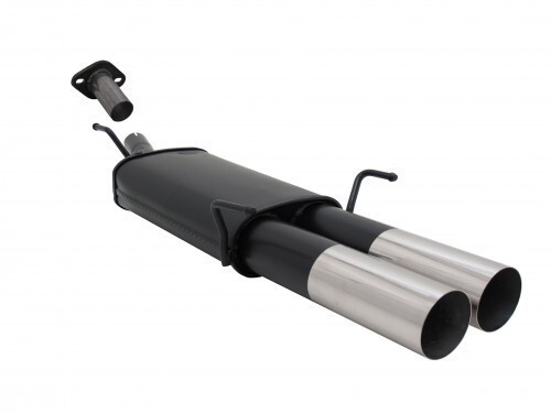 Novus Sportauspuff ABE 2X90Mm Rl-Design Stahl FüR Opel Astra G Coupe-image