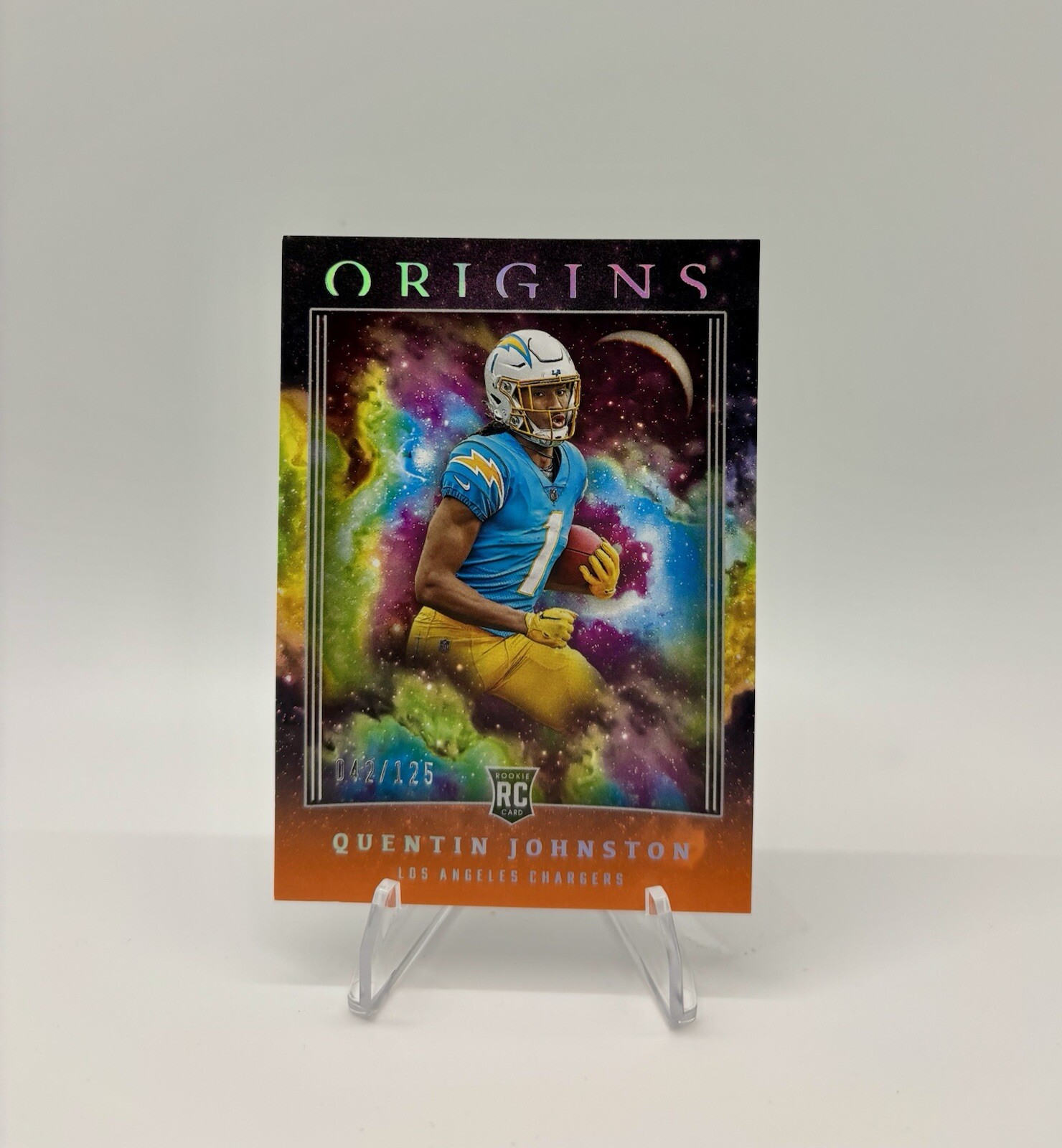 Quentin Johnston Panini Origins #110 Holo Orange