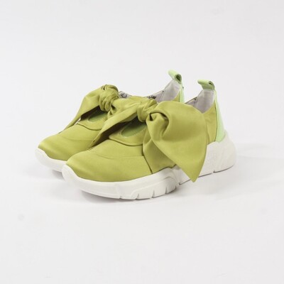 Love Moschino Women's Sneaker With Satin Bow EU 36 NWT