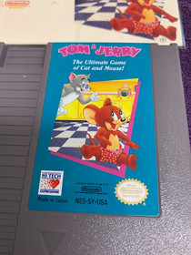 Nintendo NES game TOM & JERRY authentic NEs game & manual