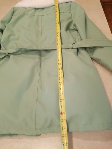 EDDIE BAUER Talla 14 Verde Largo PLUMÓN DE GANSO Mujer Abrigo Chaqueta PARKA De Colección - Imagen 9 de 12